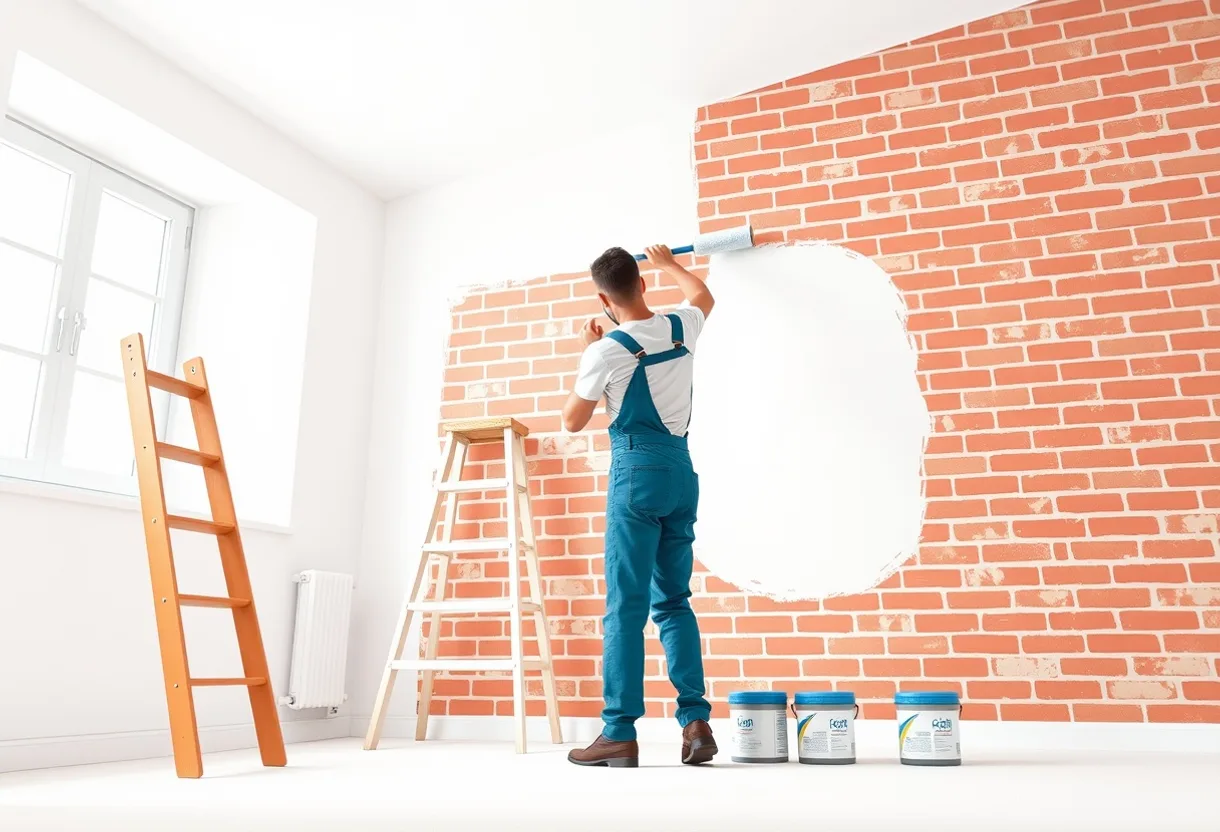 Peintre Pfastatt 68120 en intervention sur un chantier